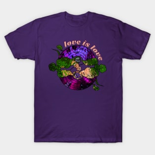 Love is Love Rainbows - Mystic Bayou T-Shirt